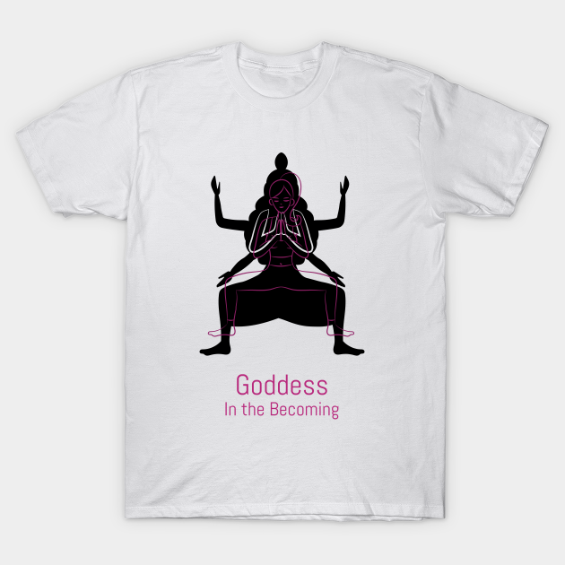 A Goddess Becoming Useless Due To An Overly Caring Man Goddess In the Becoming | Spiritual Woman Tee - Goddess Illustration